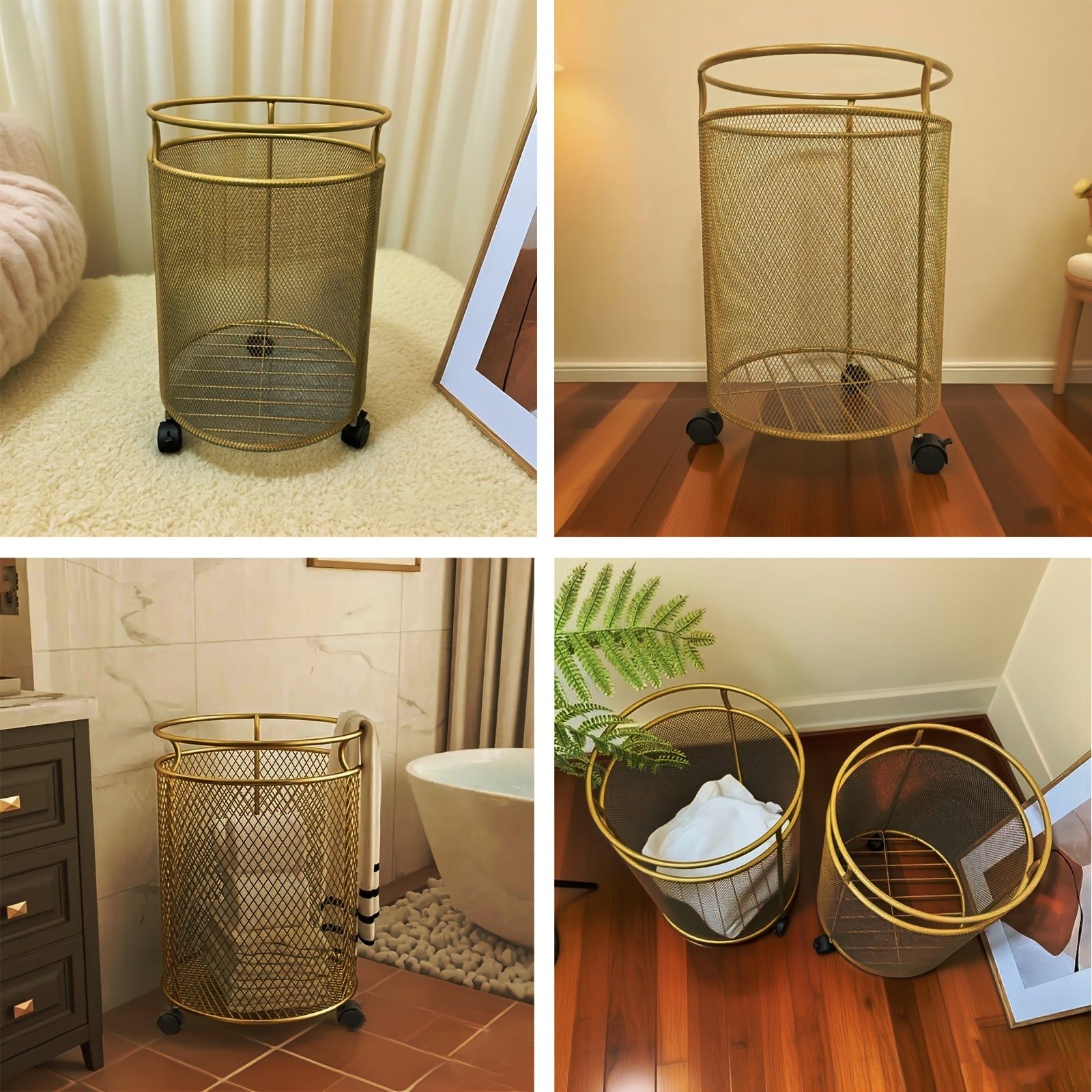 Light Luxury Laundry Light Luxury Laundry Hamper | Metal Frame