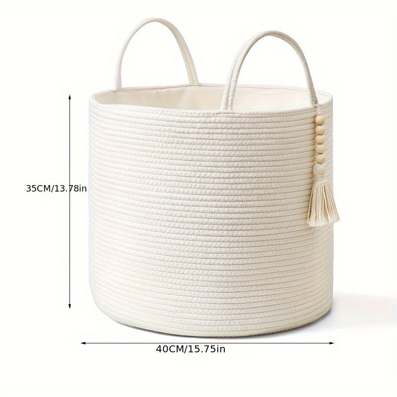 Dirty Clothes Inner Bag, Storage Bag | Woven Storage Basket | Rope Basket, Straw Weaving | Dirty Clothes Basket | Home, Living Room, Bedroom