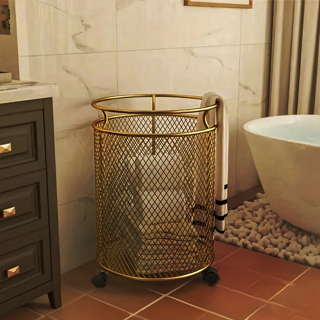 Light Luxury Laundry Light Luxury Laundry Hamper | Metal Frame