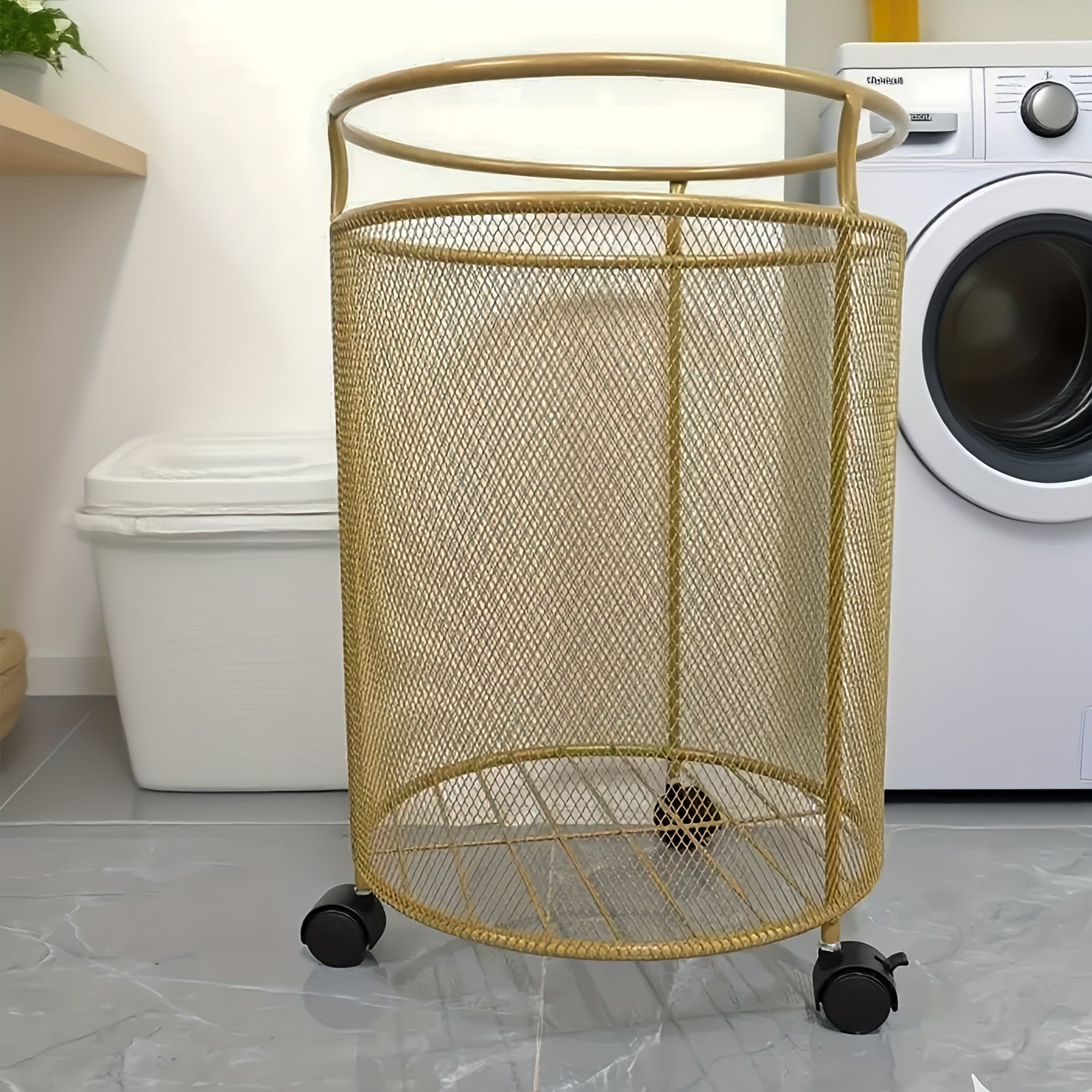 Light Luxury Laundry Light Luxury Laundry Hamper | Metal Frame