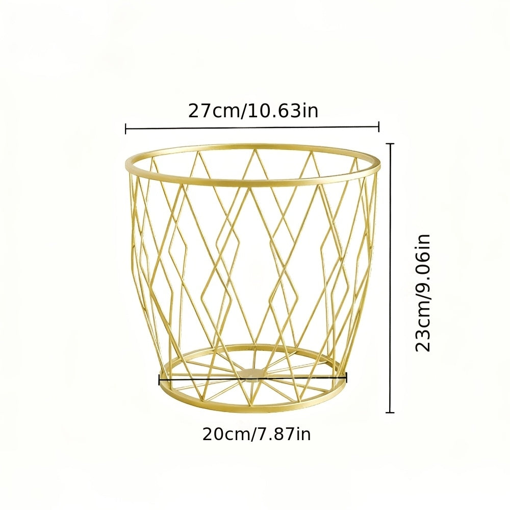 Metal Multi-Purpose Storage Basket | Laundry Hamper for Clothes