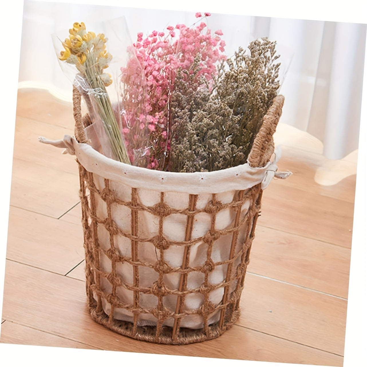 Hand Laundry Hamper Storage Basket with Two Handles, for Dirty Clothes Sundries,, Versatile Organizer for Home College Dorms and Nurseries Stylish Design for Tidy Spaces, Lightweight Portable Design for Bedroom Bathroom Dorm and More, Laundry Baskets