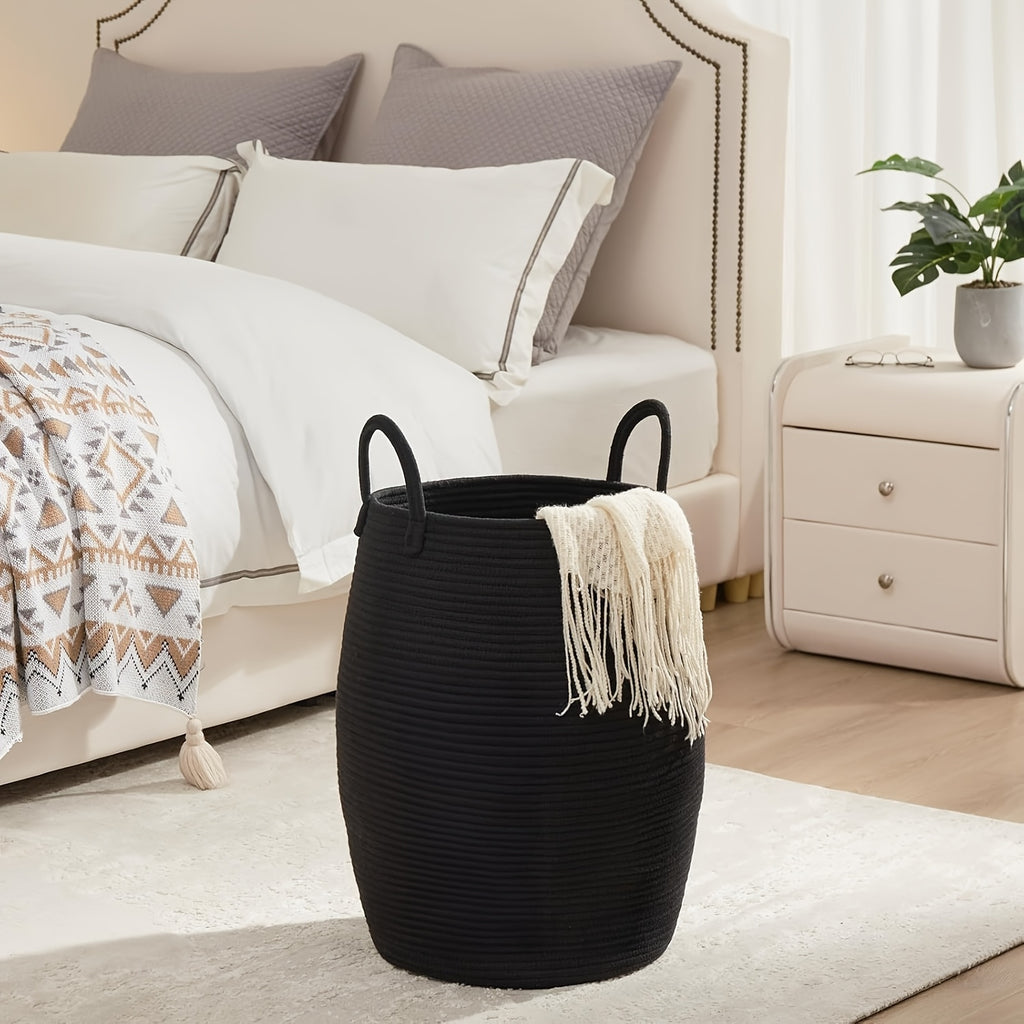 1pc Foldable Boho Laundry Basket - 22\