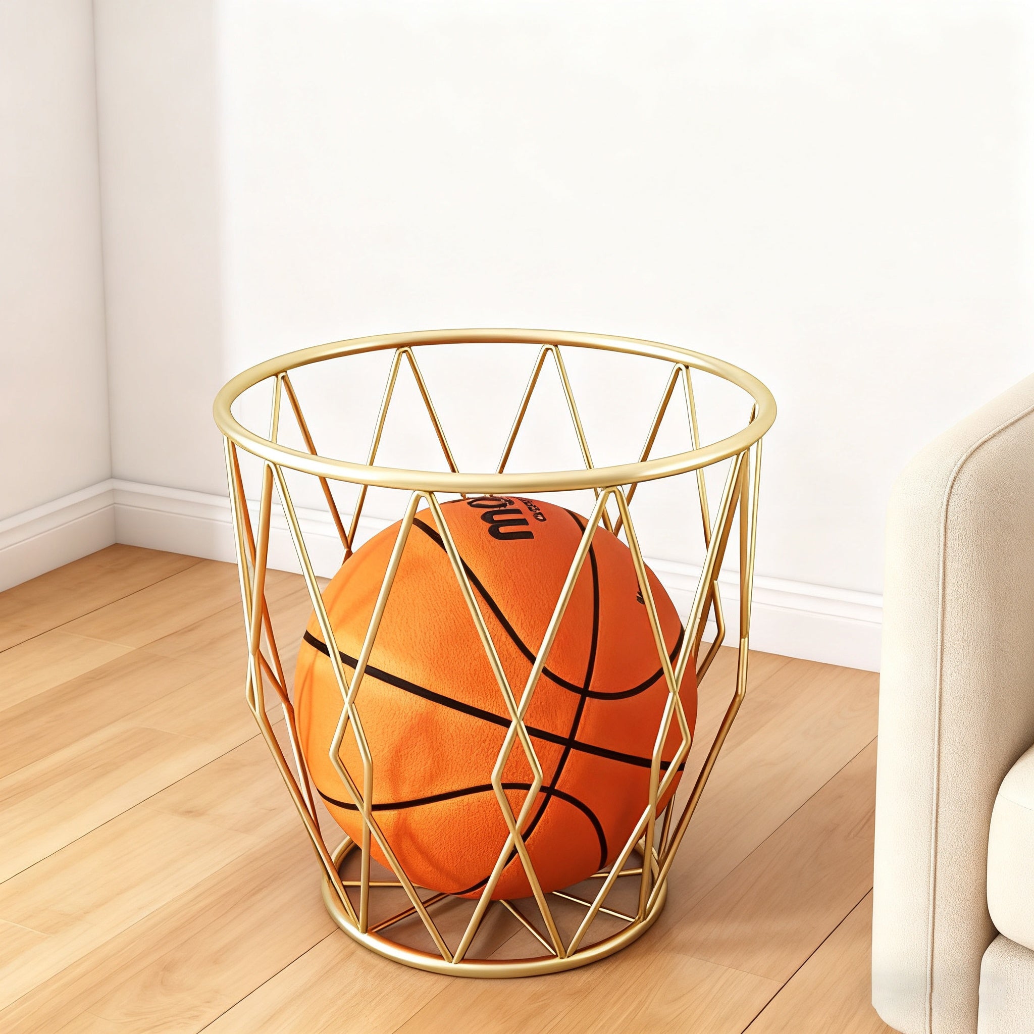 Metal Multi-Purpose Storage Basket | Laundry Hamper for Clothes