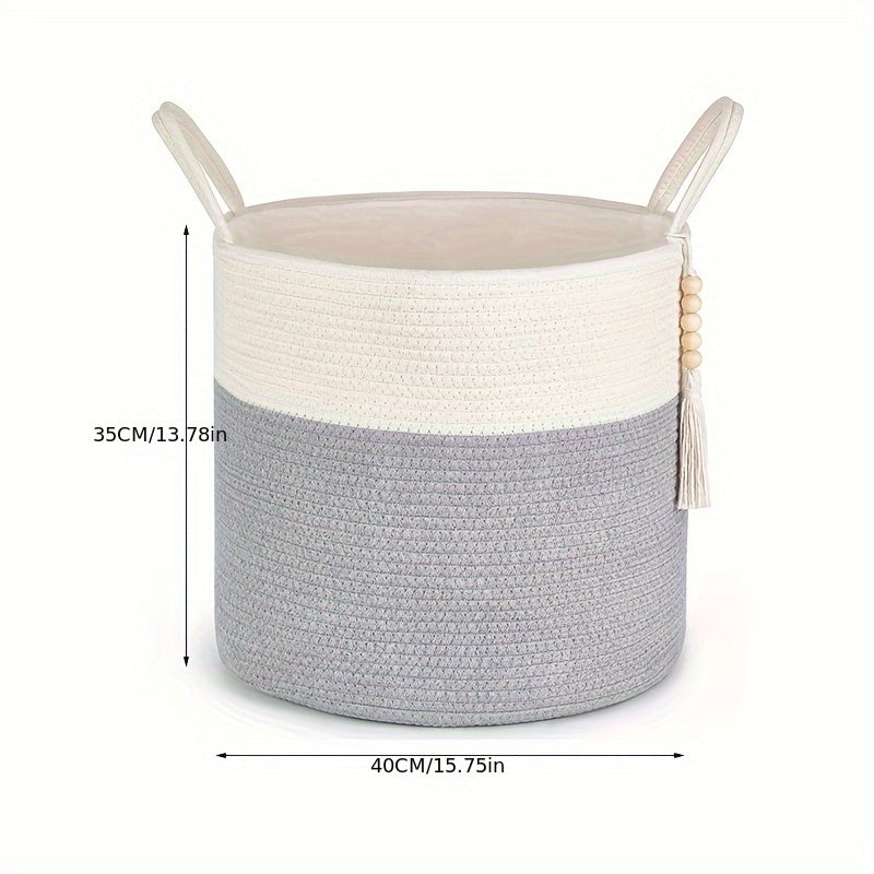 Dirty Clothes Inner Bag, Storage Bag | Woven Storage Basket | Rope Basket, Straw Weaving | Dirty Clothes Basket | Home, Living Room, Bedroom